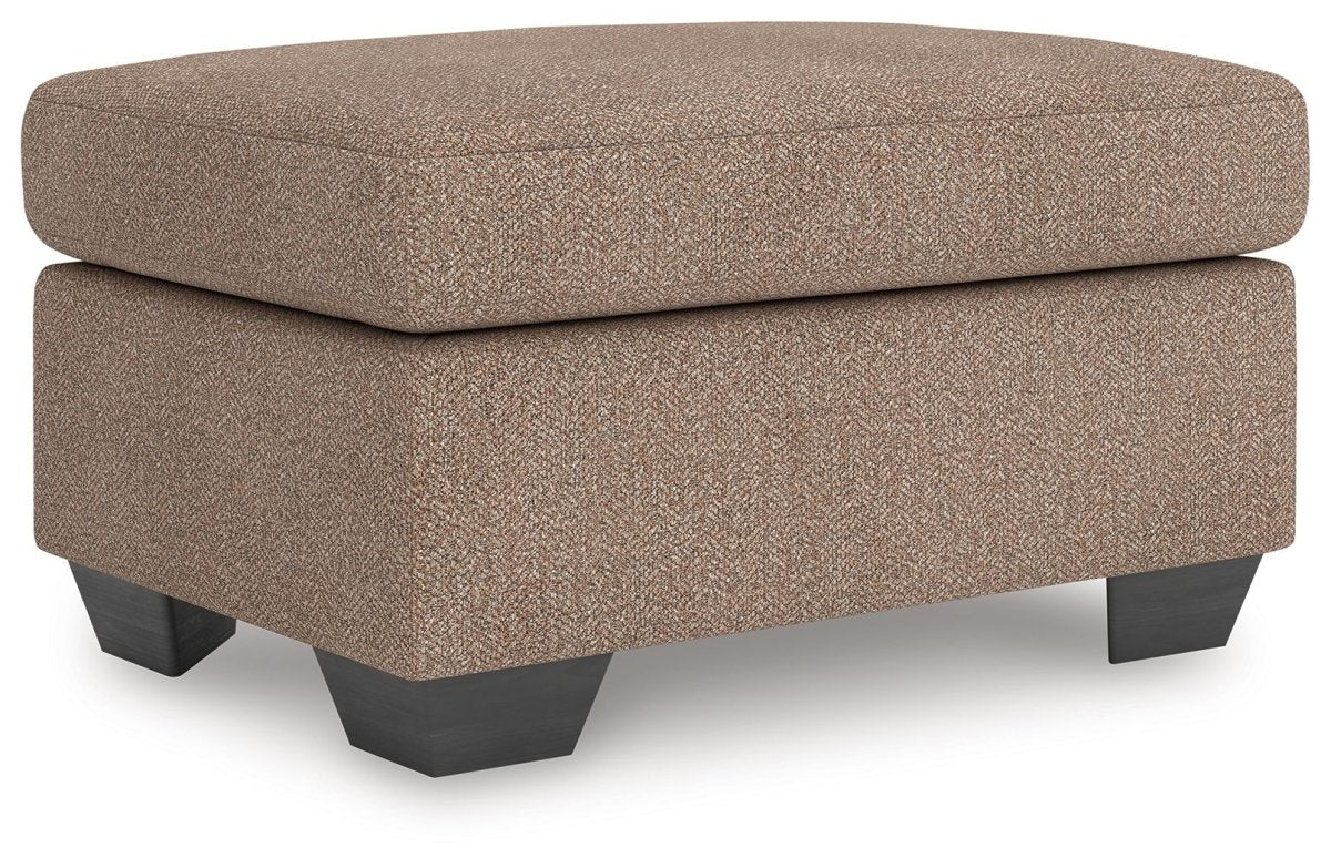 Triston - Peaks - Suede - Ottoman Upholstered Ottomans by Benchcraft® - Walls Furniture & Mattress