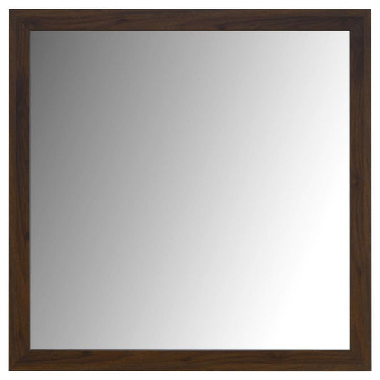 Welsley - Dresser Mirror - Walnut Bedroom Mirrors by Coaster Fine Furniture - Walls Furniture & Mattress