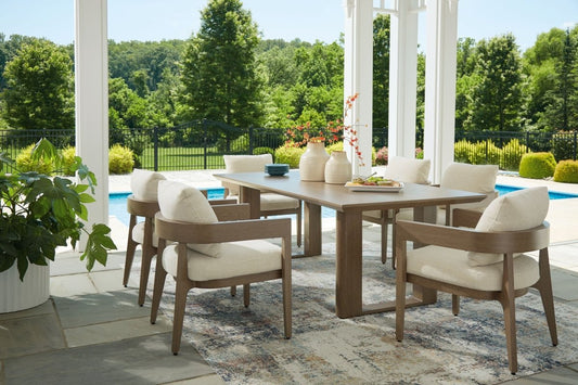 Serene Bay - Outdoor Dining Set 7 Piece Outdoor Sets by Signature Design by Ashley® - Walls Furniture & Mattress