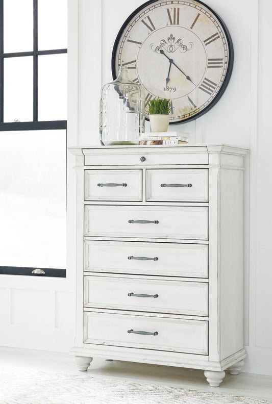 Kanwyn - Chest - Whitewash Accent Chests by Benchcraft® - Walls Furniture & Mattress