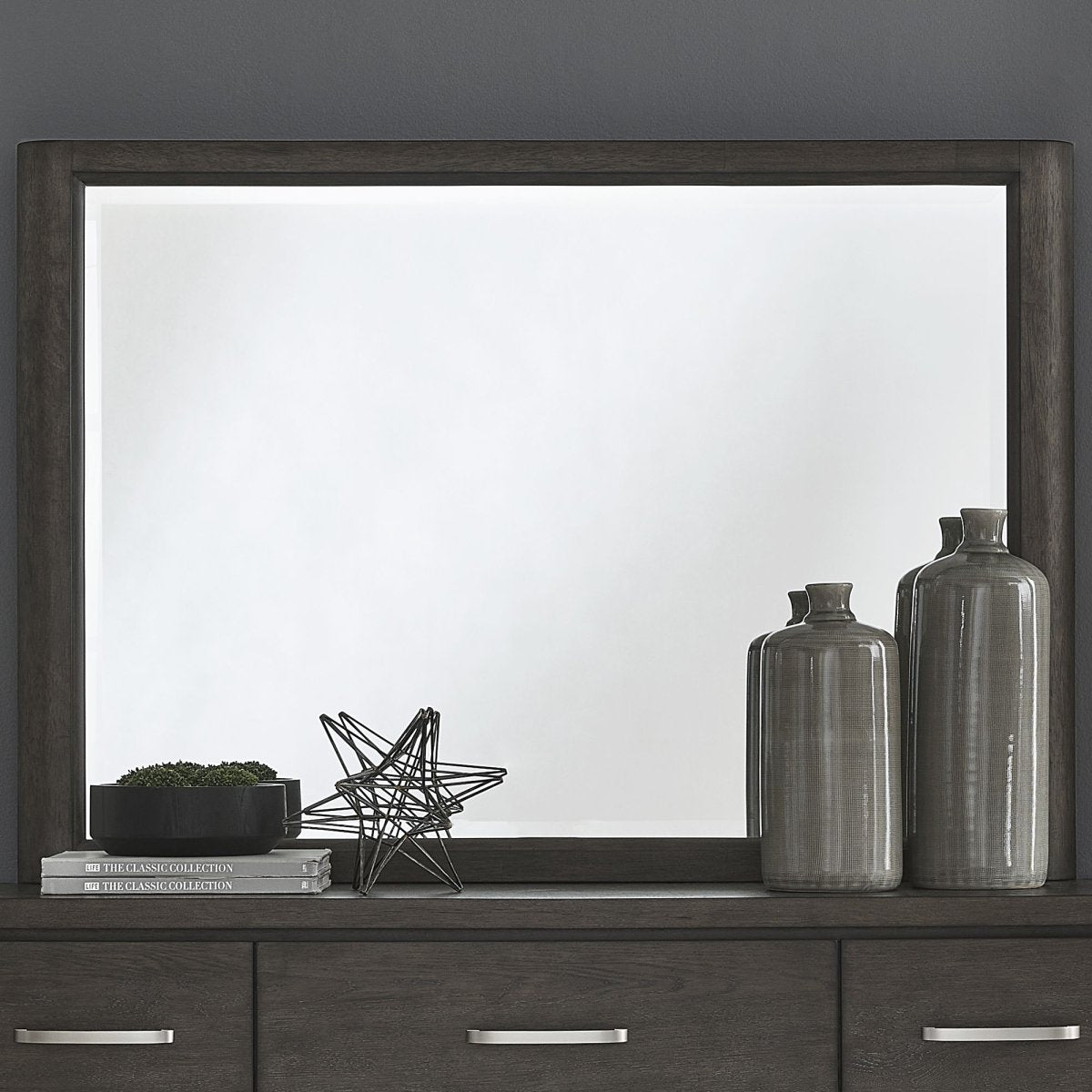 Cascade Falls - Mirror - Satin Espresso Bedroom Mirrors by Liberty Furniture - Walls Furniture & Mattress