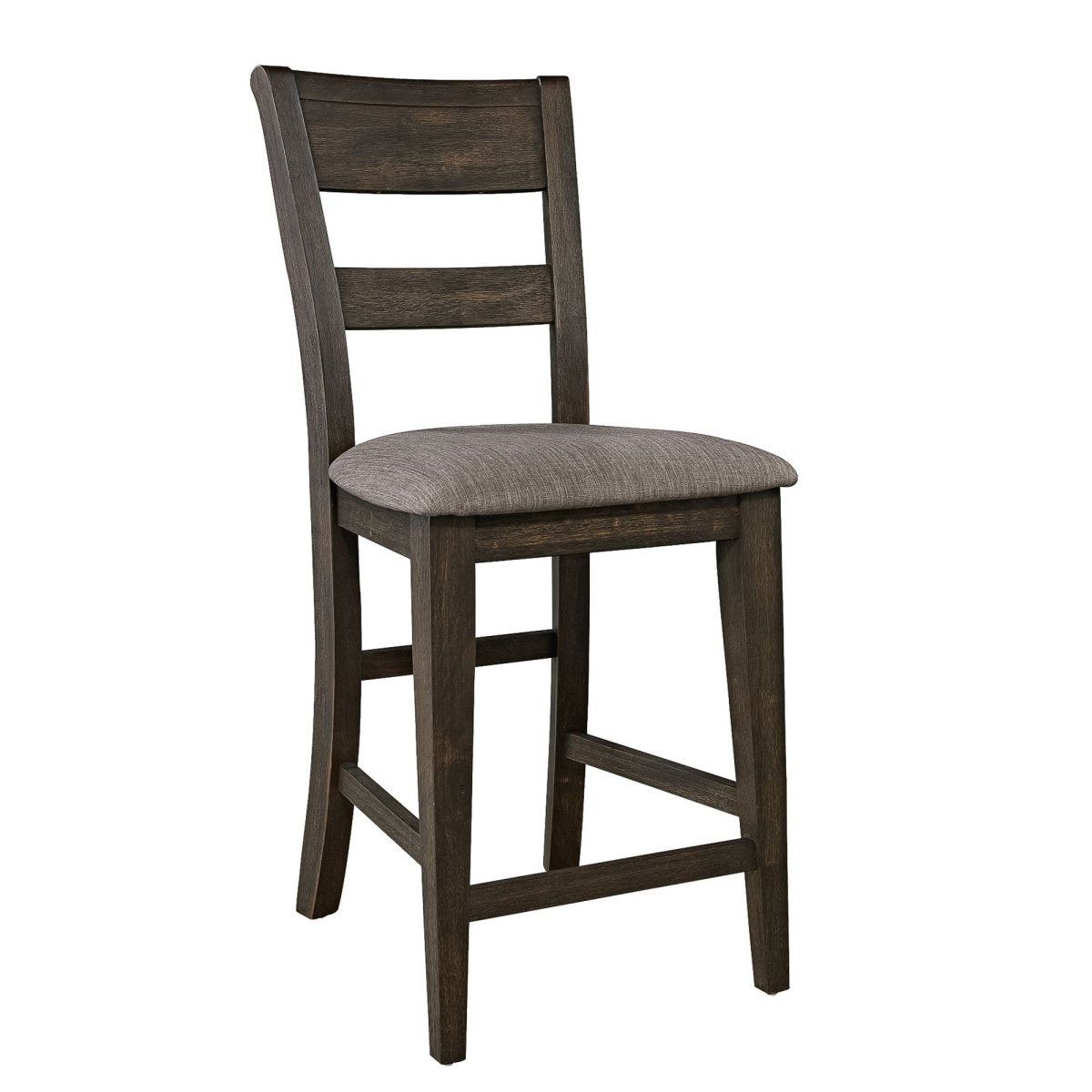 Double Bridge - Splat Back Counter Chair - Dark Brown Counter Chairs by Liberty Furniture - Walls Furniture & Mattress