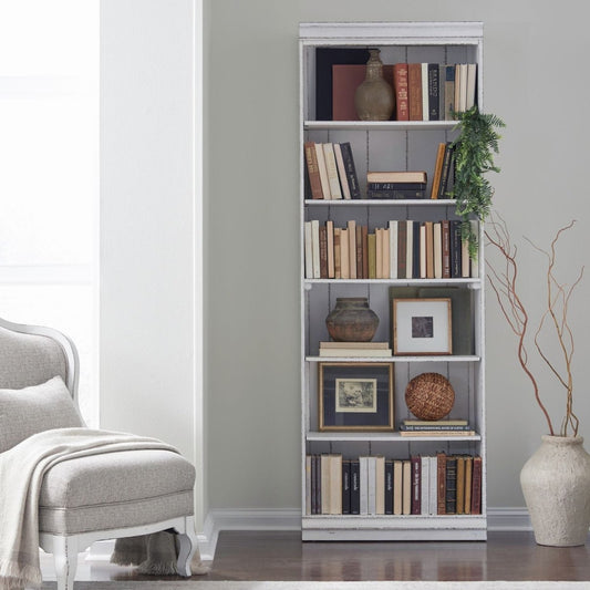 Magnolia Manor - Bookcase (RTA) Standard Bookcases by Liberty Furniture - Walls Furniture & Mattress