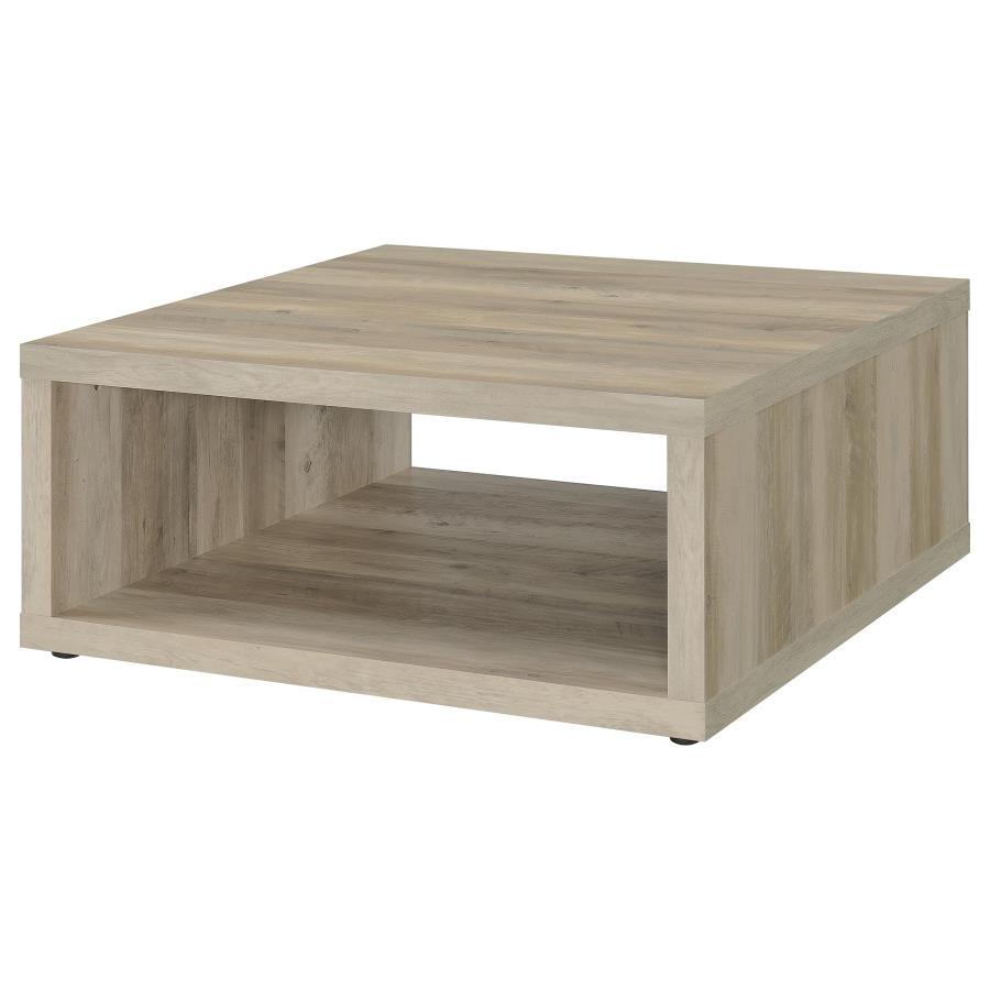 Frisco - Square Engineered Wood Coffee Table Coffee Tables by CoasterEveryday - Walls Furniture & Mattress