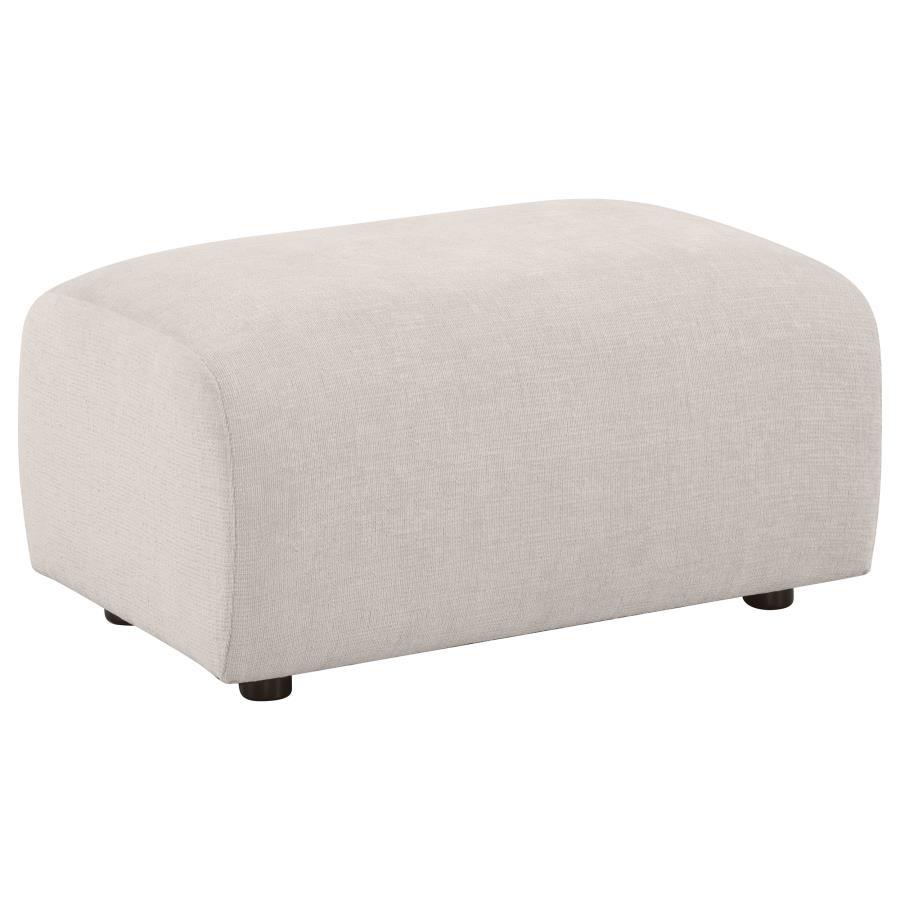 Burnett - Chenille Upholstered Ottoman Upholstered Ottomans by Coaster Fine Furniture - Walls Furniture & Mattress