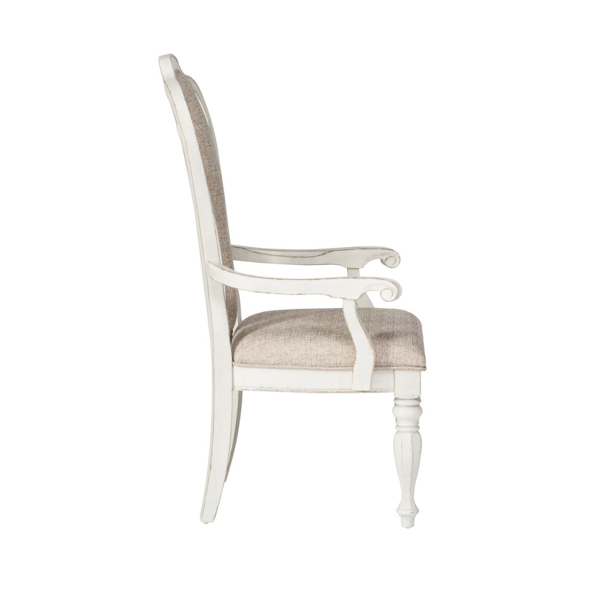 Magnolia Manor - Splat Back Upholstered Chair Arm Chairs by Liberty Furniture - Walls Furniture & Mattress
