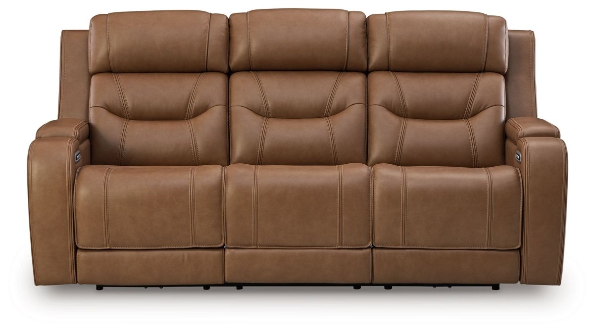 Knightington - Power Reclining Sofa With Audio Seating Reclining Sofas by Signature Design by Ashley® - Walls Furniture & Mattress