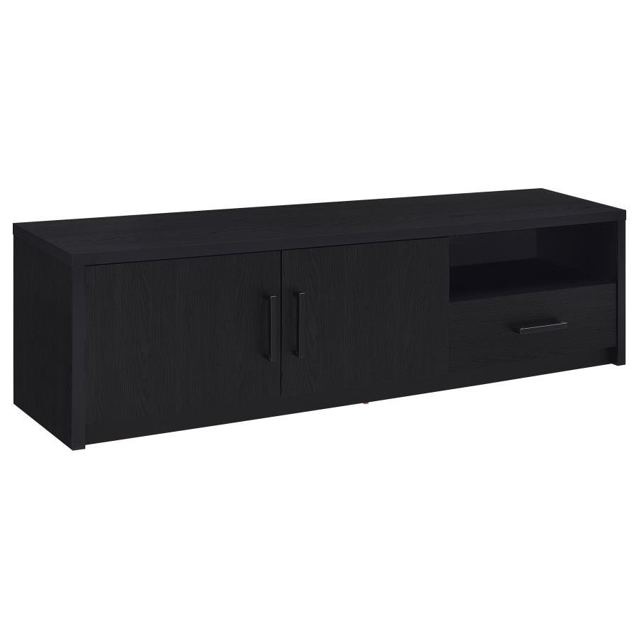 Murray - 70" 2 - Door TV Stand Media Console - Black TV Stands by Coaster Fine Furniture - Walls Furniture & Mattress