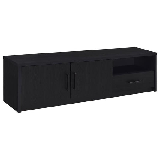 Murray - 70" 2 - Door TV Stand Media Console - Black TV Stands by Coaster Fine Furniture - Walls Furniture & Mattress