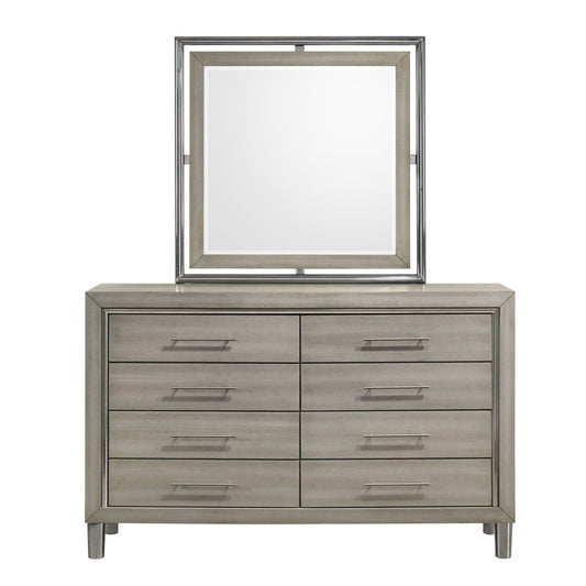 Lennox - Mirror - Gray Mirrors by New Classic - Walls Furniture & Mattress