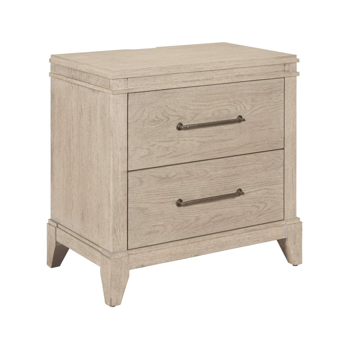 New Haven - Nightstand With Charging Station - White Nightstands w/ Charging Stations by Liberty Furniture - Walls Furniture & Mattress