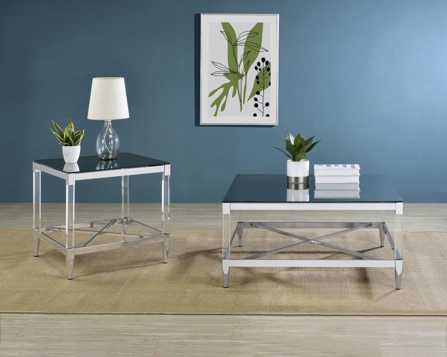 Lindley - Square Coffee And End Table Set Table Sets by Coaster Fine Furniture - Walls Furniture & Mattress