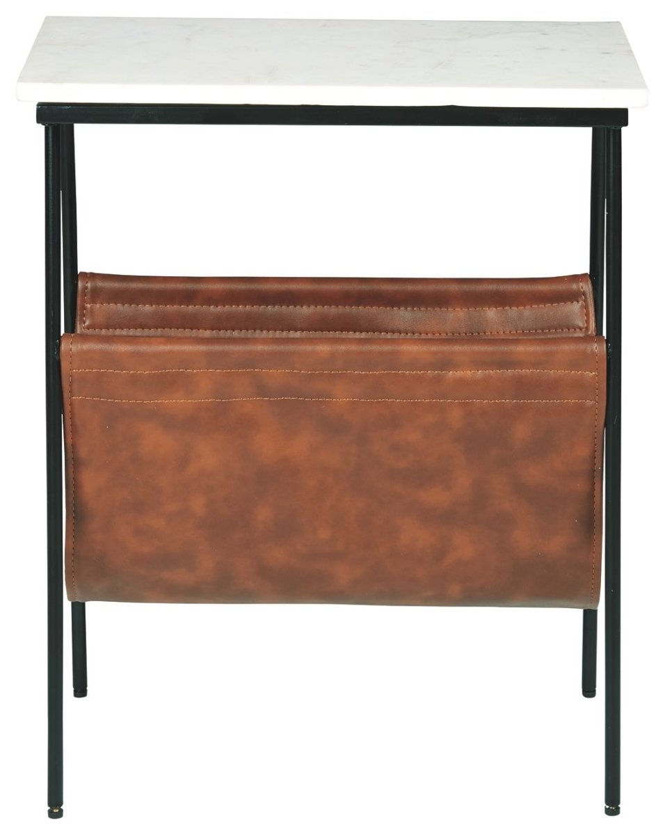 Etanbury - Accent Table - Brown / Black / White Accent Tables by Signature Design by Ashley® - Walls Furniture & Mattress