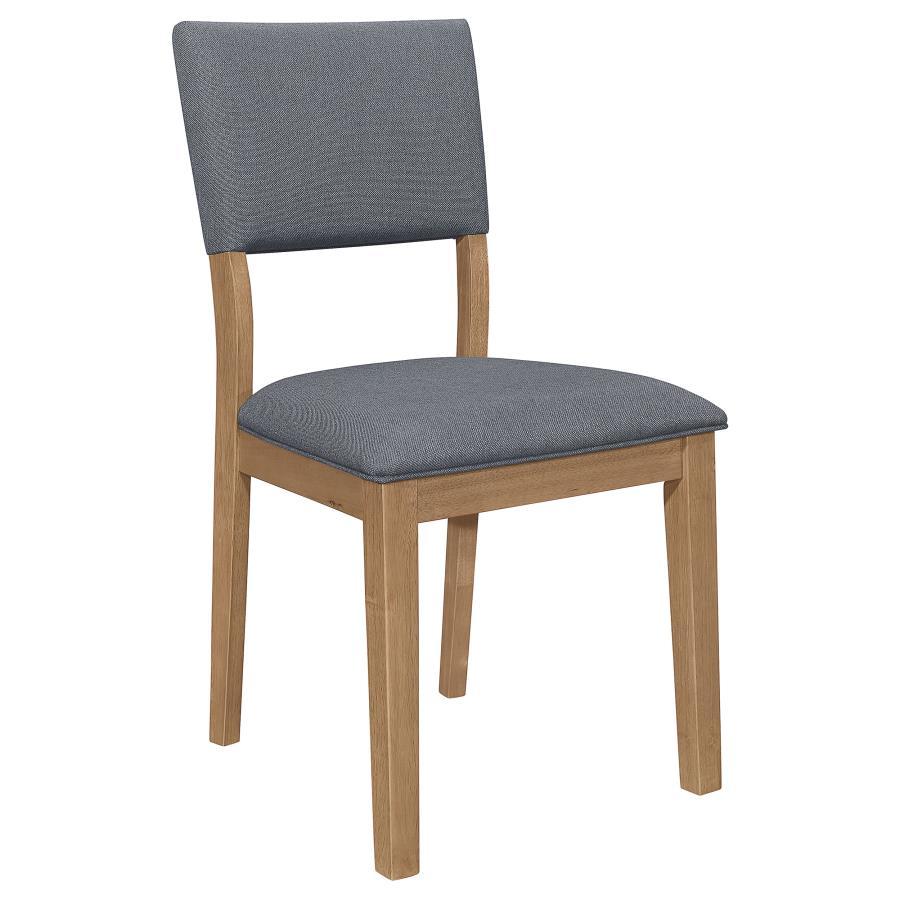 Sharon - Fabric Upholstered Dining Side Chair (Set of 2) - Brown Chair Sets by Coaster Fine Furniture - Walls Furniture & Mattress