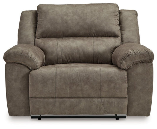 Laresview - Zero Wall Wide Seat Recliner - Fossil Reclining Chairs by Signature Design by Ashley® - Walls Furniture & Mattress