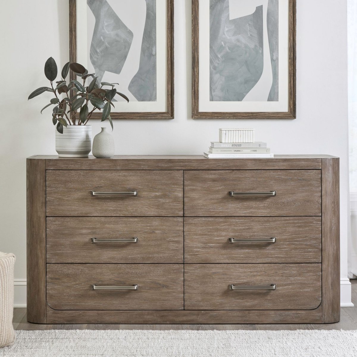 South Bend - 6 Drawer Dresser - Brown Dressers by Liberty Furniture - Walls Furniture & Mattress