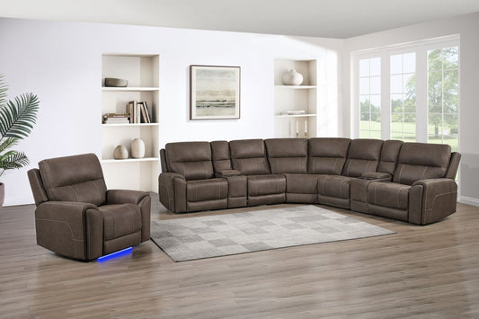 Gaia - Auto Glider Recliner With Power Headrest & Footrest Glider Chairs by New Classic - Walls Furniture & Mattress