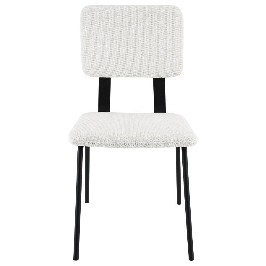 Calla - Fabric Upholstered Dining Side Chair (Set of 2) Chair Sets by Coaster Fine Furniture - Walls Furniture & Mattress