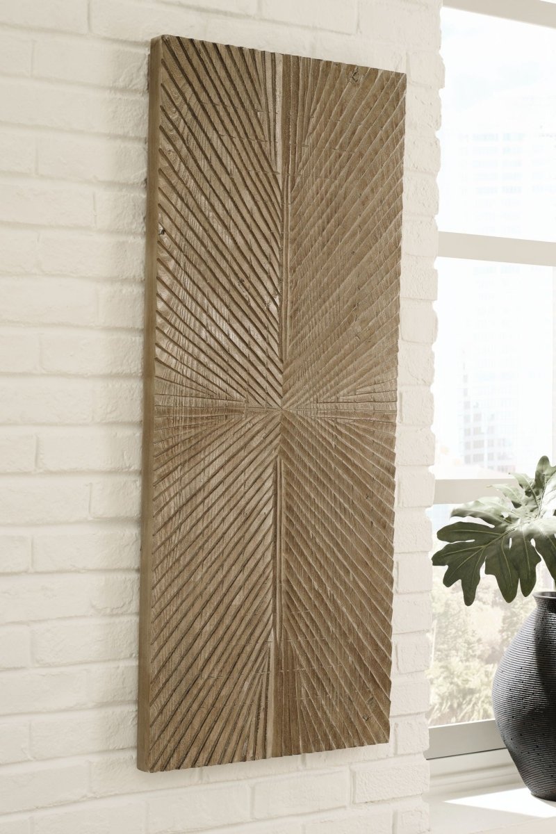 Lenora - Wall Decor - Distressed Brown Wall Decor by Signature Design by Ashley® - Walls Furniture & Mattress