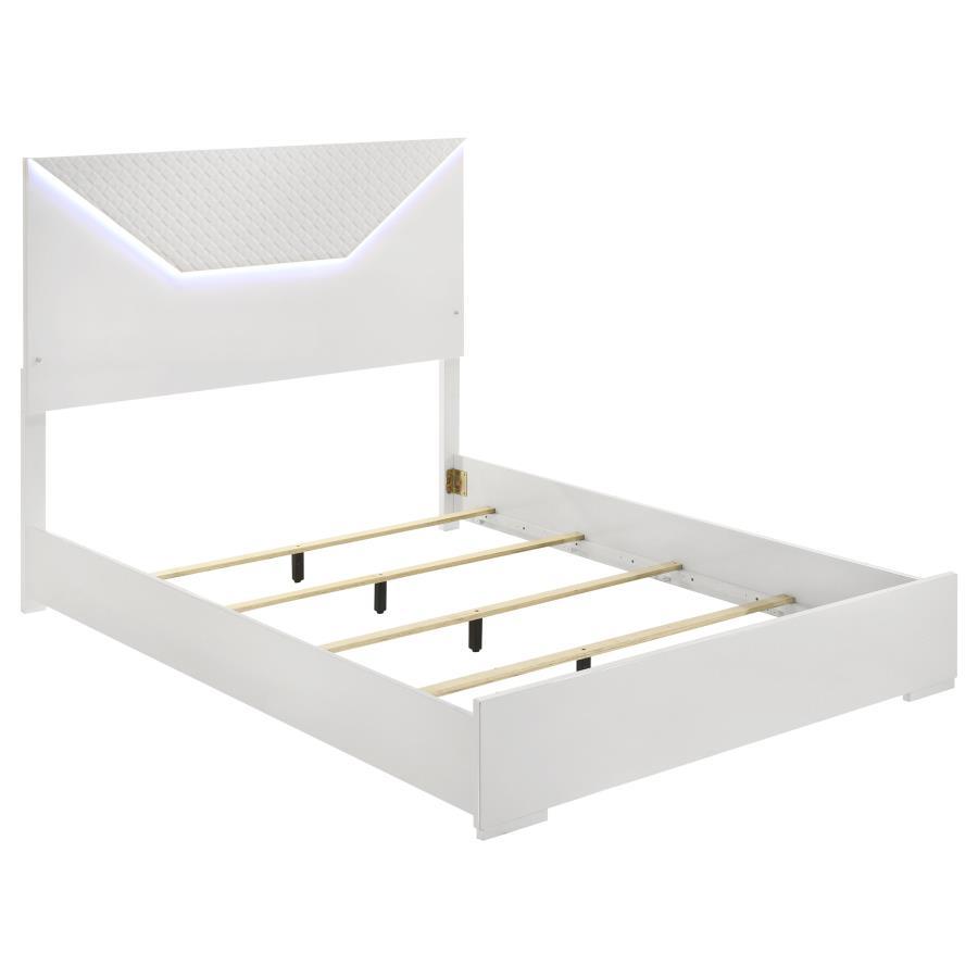 Ives - Panel Bed LED Headboard Panel Beds by Coaster Fine Furniture - Walls Furniture & Mattress