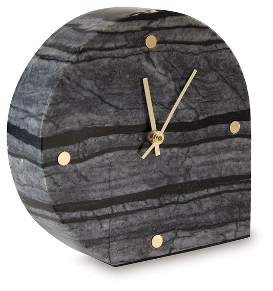 Janmour - Table Clock Tabletop Clocks by Signature Design by Ashley® - Walls Furniture & Mattress