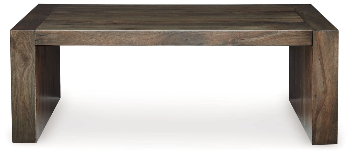 Dreggan - Rectangular Cocktail Table - Brown Cocktail Tables by Signature Design by Ashley® - Walls Furniture & Mattress