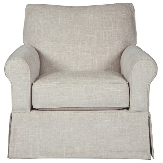 Searcy - Swivel Glider Accent Chair - Quartz Swivel Glider Chairs by Signature Design by Ashley® - Walls Furniture & Mattress