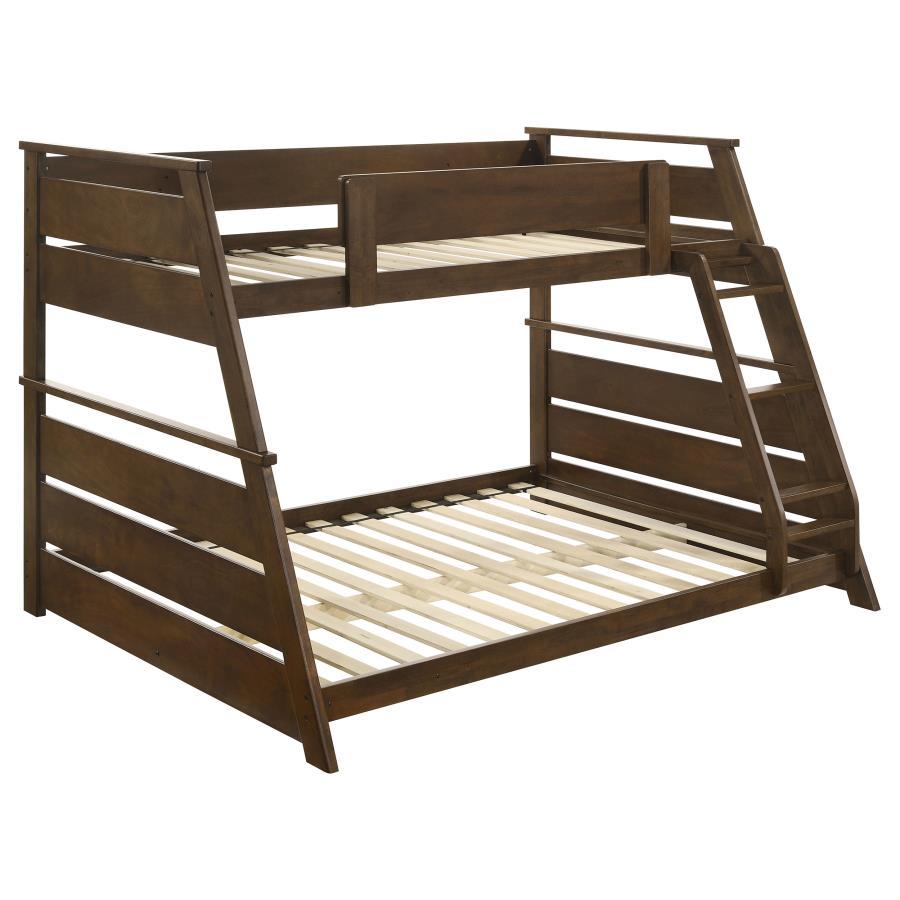 Holden - Wood Veneer Bunk Bed Bunk Beds by Coaster Fine Furniture - Walls Furniture & Mattress