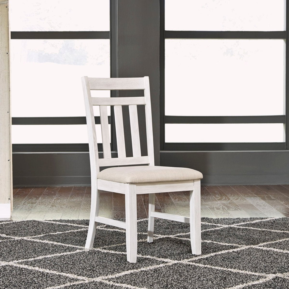 Summerville - Slat Back Side Chair - White Side Chairs by Liberty Furniture - Walls Furniture & Mattress