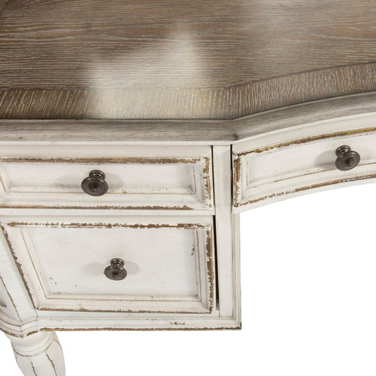 Magnolia Manor - Vanity Desk - White Vanity Desks by Liberty Furniture - Walls Furniture & Mattress