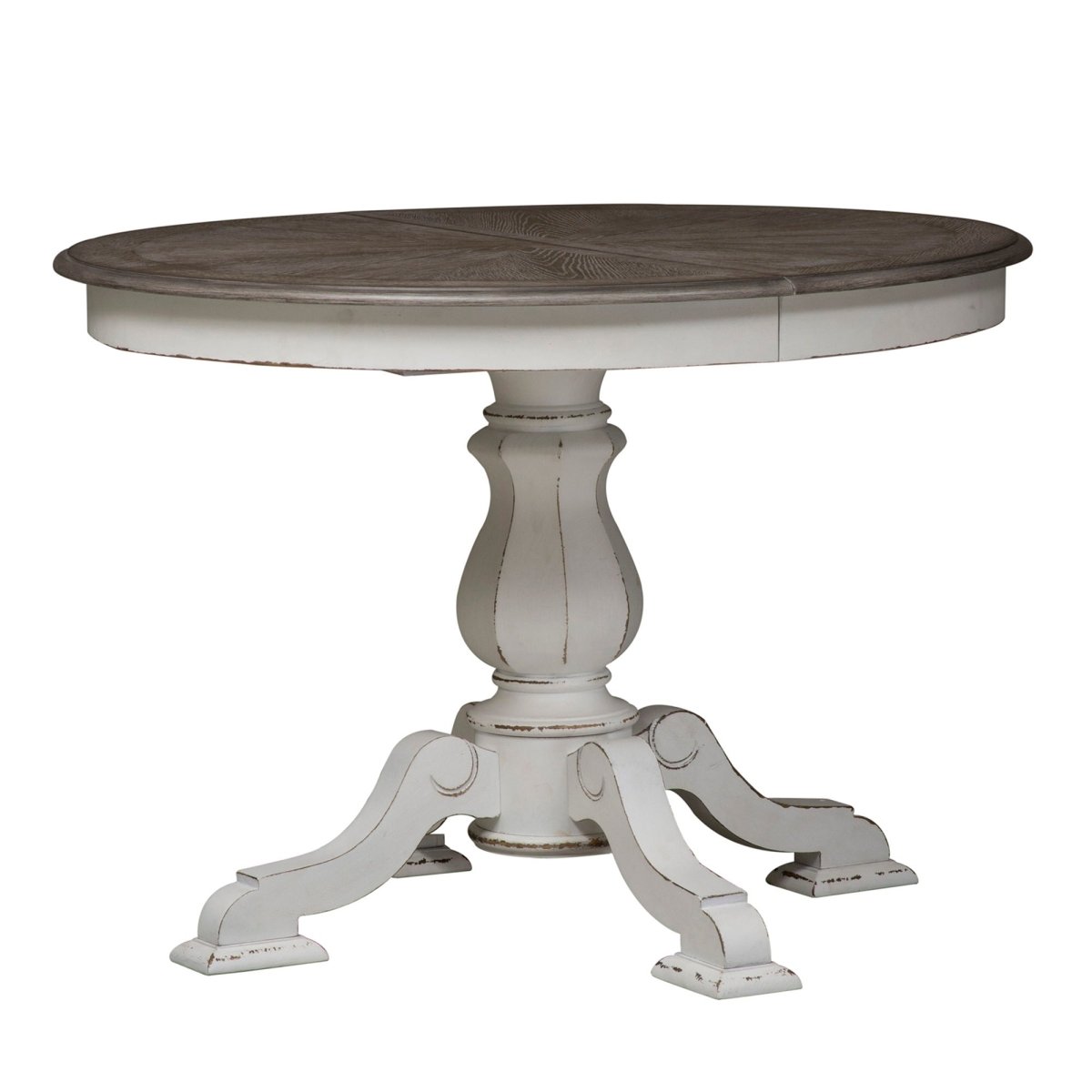Magnolia Manor - Pedestal Table Set With Upholstered Chairs 5 Piece Dining Room Sets by Liberty Furniture - Walls Furniture & Mattress