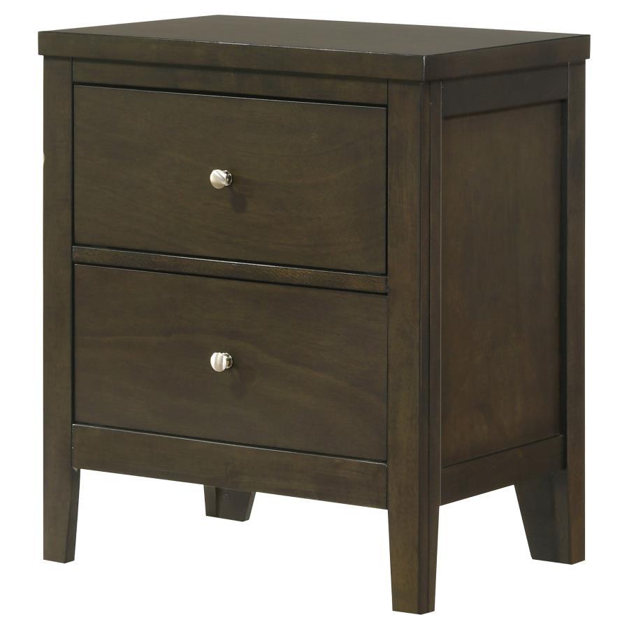Wilkes - 2 - Drawer Nightstand Bedside Table - Dark Cocoa Accent Nightstands by Coaster Fine Furniture - Walls Furniture & Mattress