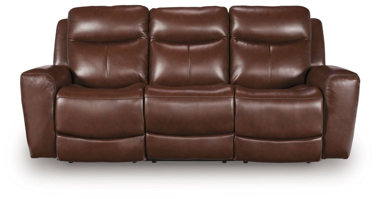 Next Move - Power Reclining Sofa With Adjustable Headrest Reclining Sofas by Signature Design by Ashley® - Walls Furniture & Mattress