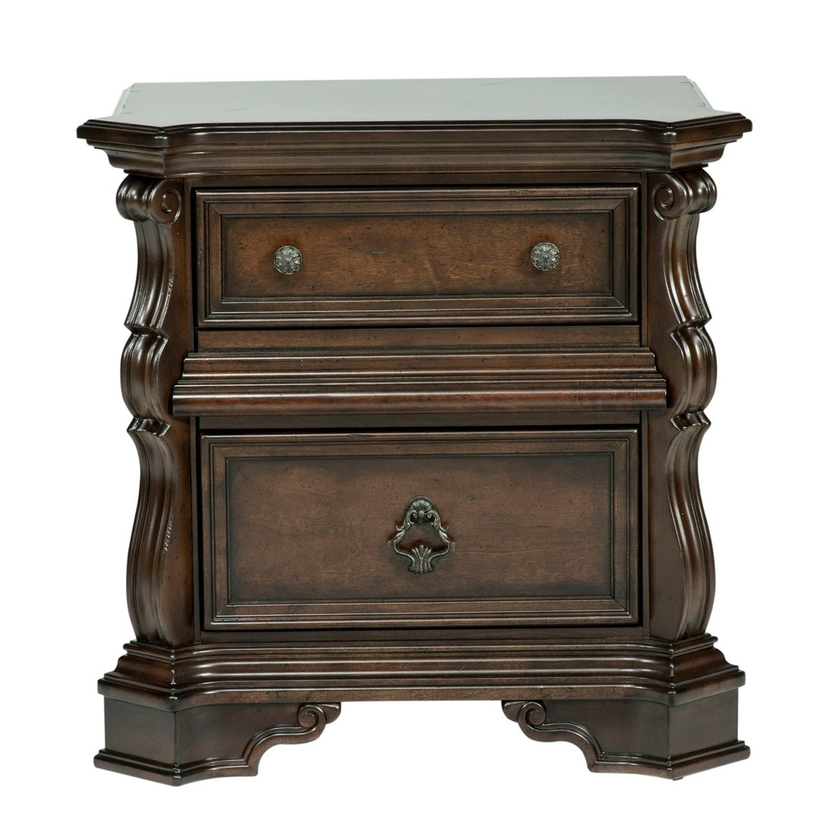 Arbor Place - Nightstand - Dark Brown Accent Nightstands by Liberty Furniture - Walls Furniture & Mattress