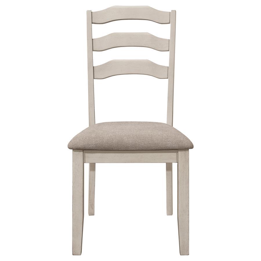 Ronnie - Wood Dining Side Chair (Set of 2) - Rustic Cream Chair Sets by Coaster Fine Furniture - Walls Furniture & Mattress