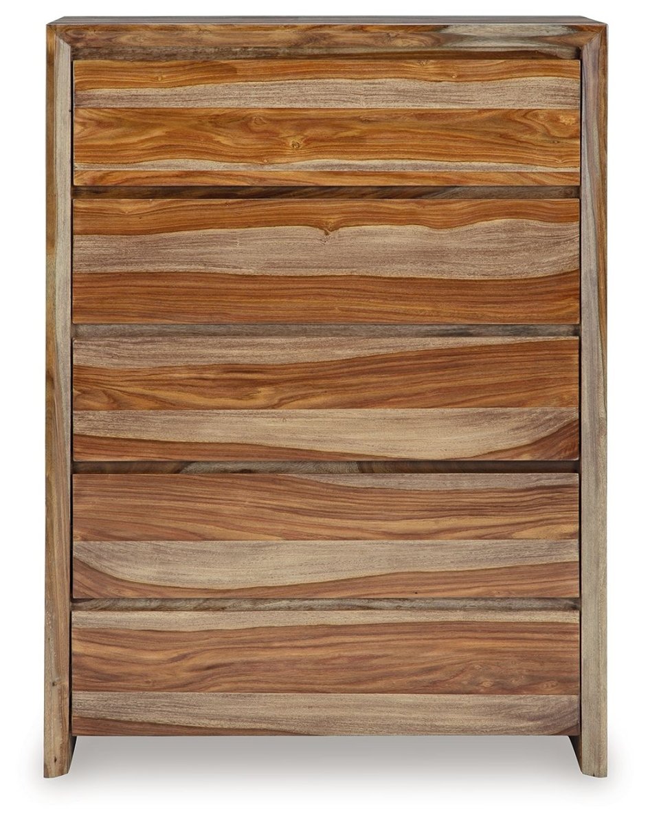 Dressonni - Five Drawer Chest - Brown Accent Chests by Signature Design by Ashley® - Walls Furniture & Mattress