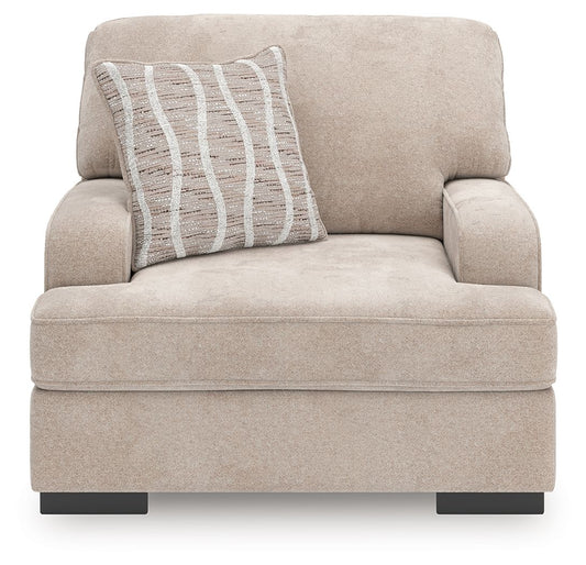 High Profile - Chair and a Half - Taupe Arm Chairs by Benchcraft® - Walls Furniture & Mattress