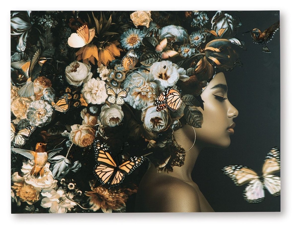 Valfer - Orange / Black / White - Wall Art Wall Decor by Signature Design by Ashley® - Walls Furniture & Mattress