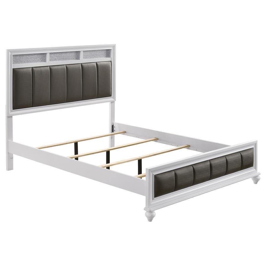 Barzini - Upholstered Panel Bed Panel Beds by CoasterEveryday - Walls Furniture & Mattress