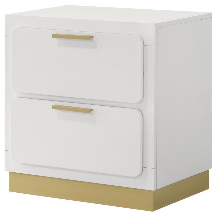 Caraway - 2 - Drawer Nightstand Accent Nightstands by Coaster Fine Furniture - Walls Furniture & Mattress