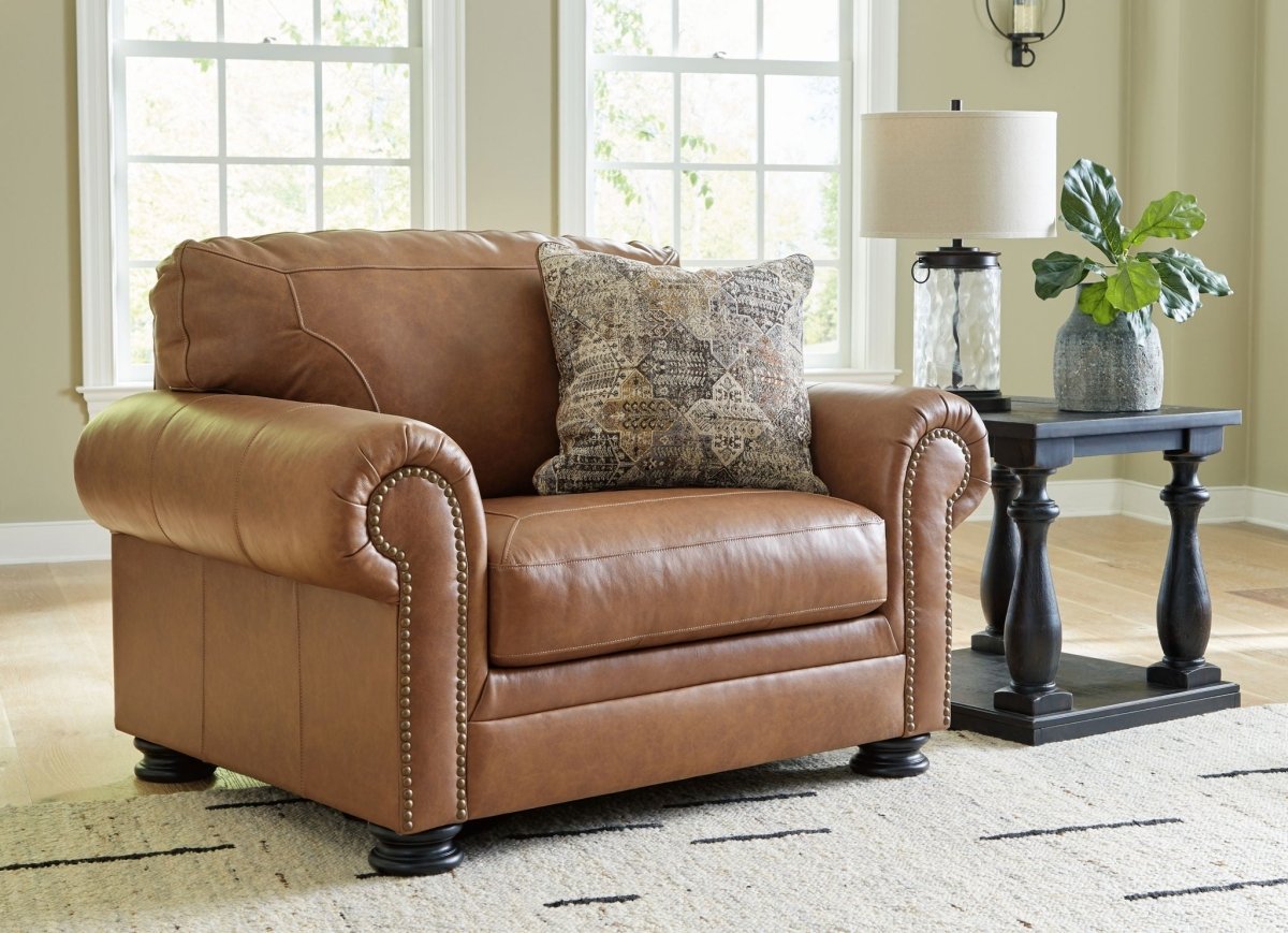 Carianna - Chair And A Half - Caramel Arm Chairs by Signature Design by Ashley® - Walls Furniture & Mattress