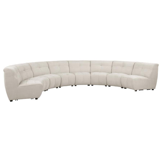 Charlotte - Upholstered Modular Sectional Sofa Stationary Sectionals by Coaster Fine Furniture - Walls Furniture & Mattress