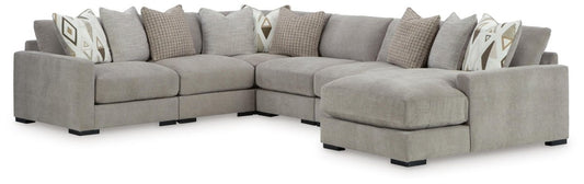 Aslan Court - Sectional Stationary Sectionals by Benchcraft® - Walls Furniture & Mattress
