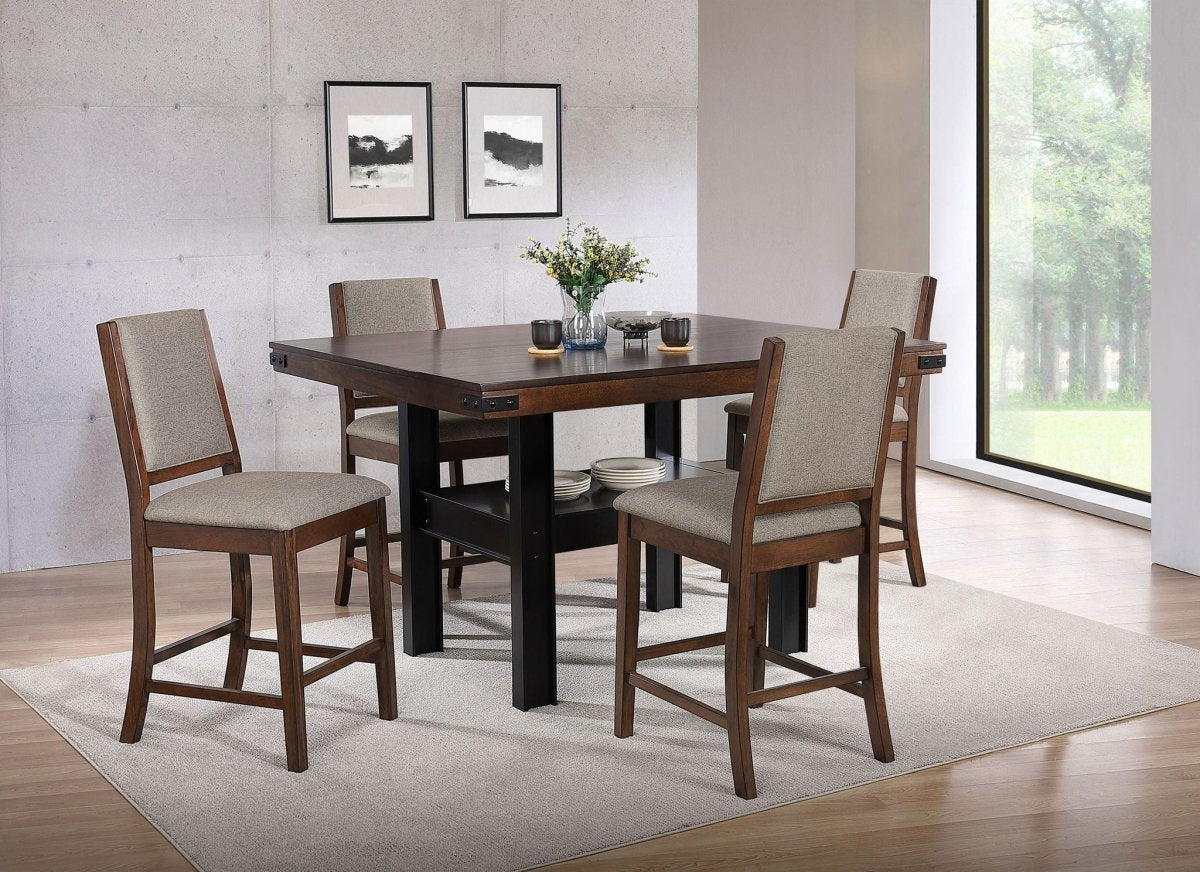Patterson - Counter Height Dining Set 5 Piece Dining Room Sets by CoasterEveryday - Walls Furniture & Mattress