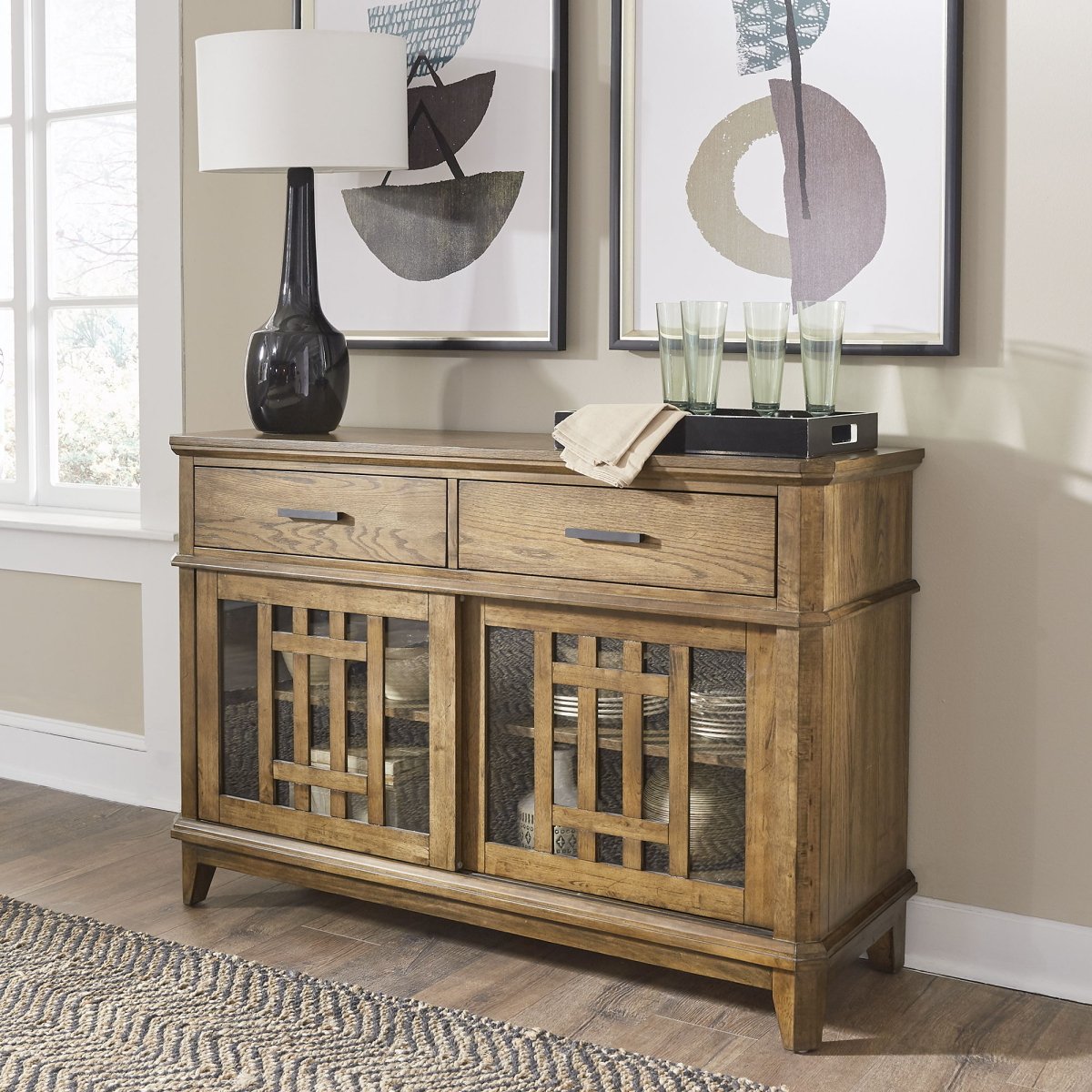 Santa Rosa - Server - Light Brown Servers by Liberty Furniture - Walls Furniture & Mattress