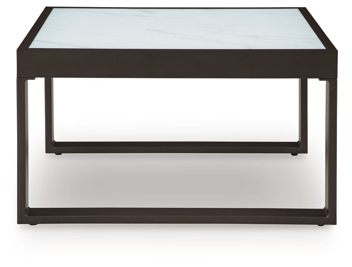Beachloft - Square Cocktail Table - Black / Gray Coffee Tables by Signature Design by Ashley® - Walls Furniture & Mattress