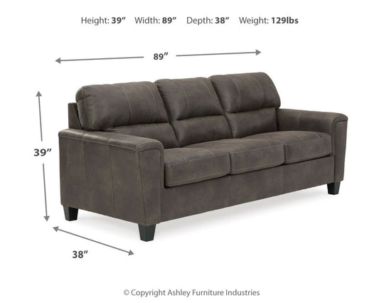 Navi - Stationary Sofa Stationary Sofas by Signature Design by Ashley® - Walls Furniture & Mattress