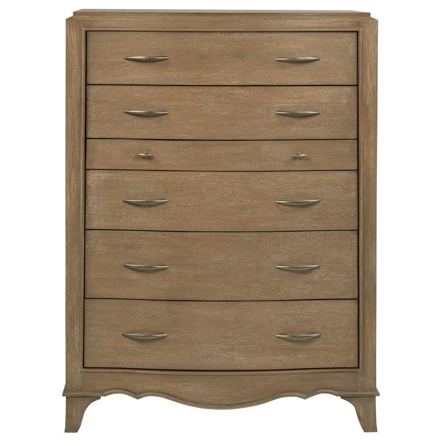 Revello - 6 - Drawer Bedroom Chest Of Drawers - Washed Mango Accent Chests by Coaster Fine Furniture - Walls Furniture & Mattress