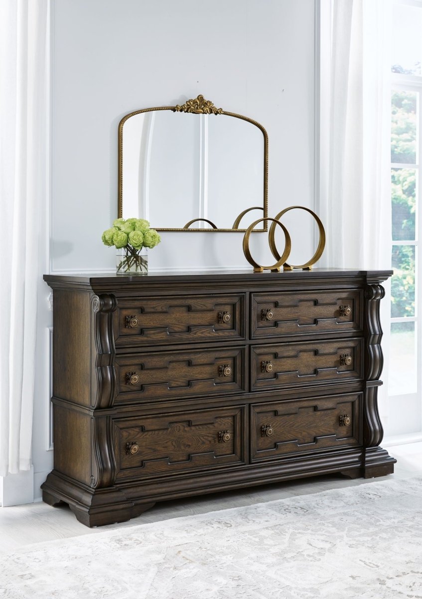 Maylee - Dresser - Dark Brown Dressers by Signature Design by Ashley® - Walls Furniture & Mattress