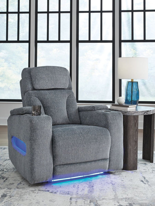Studio Cave - Power Recliner - Steel Reclining Chairs by Signature Design by Ashley® - Walls Furniture & Mattress